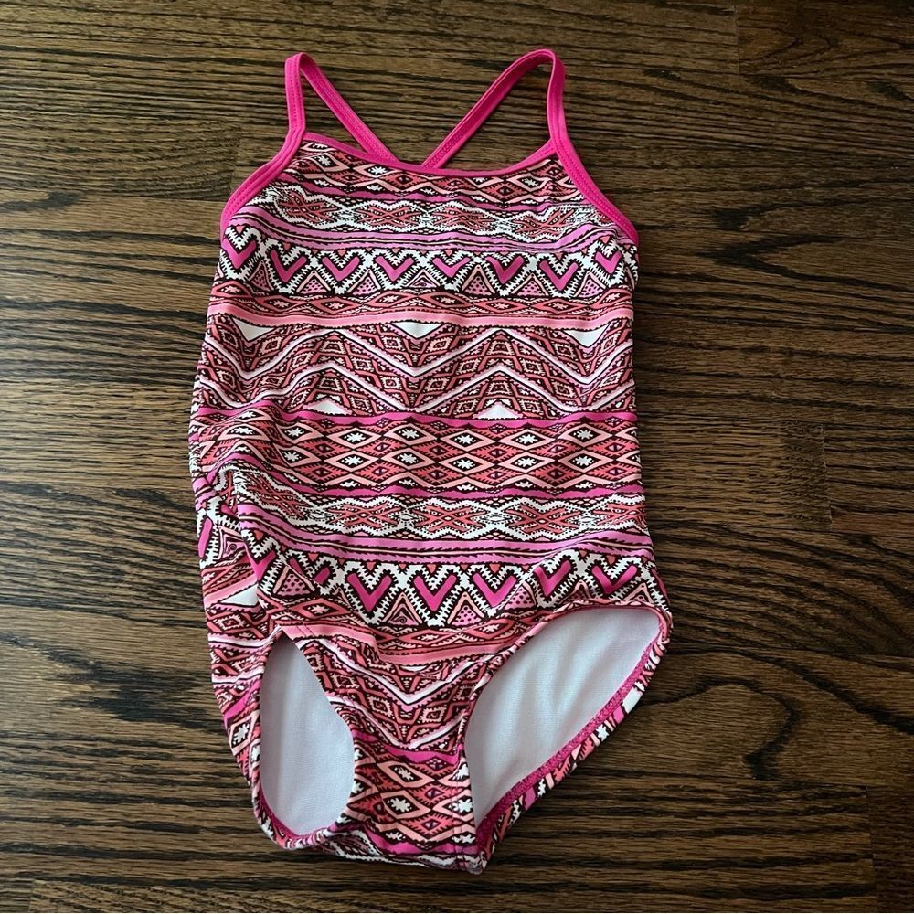 Kami One Piece Patterned Swimsuit - 3T